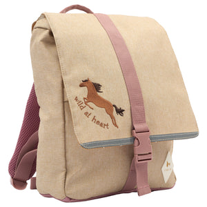 Fabelab Backpack small "Wild at Heart" | beige