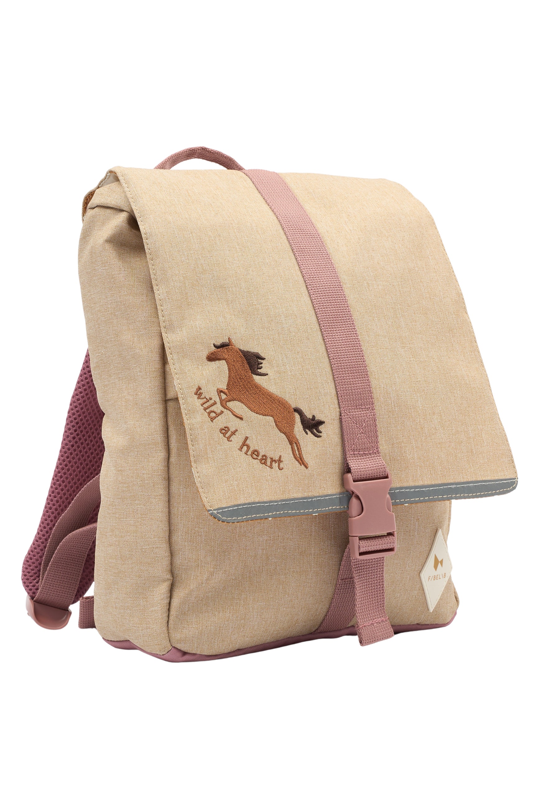 Fabelab Rucksack klein "Wild at Heart" | beige