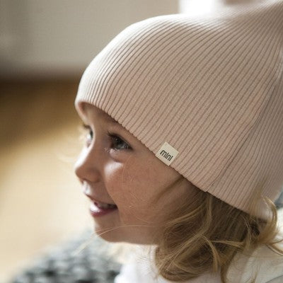 minimalisma Beanie Seide-Baumwolle "Bambi" Sweet Rose