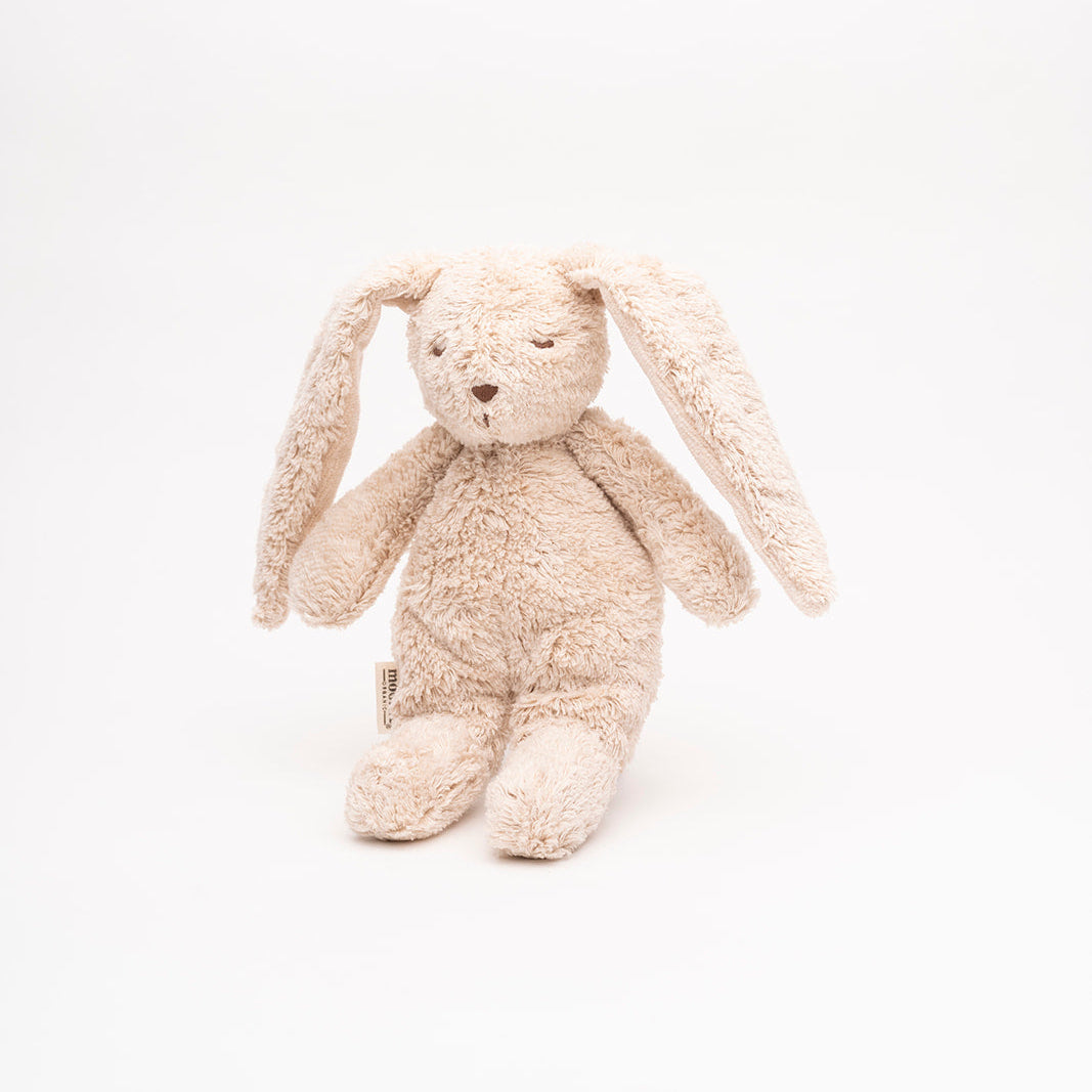 Moonie Plüschtier Hase Klein Bio-Baumwolle | Sand