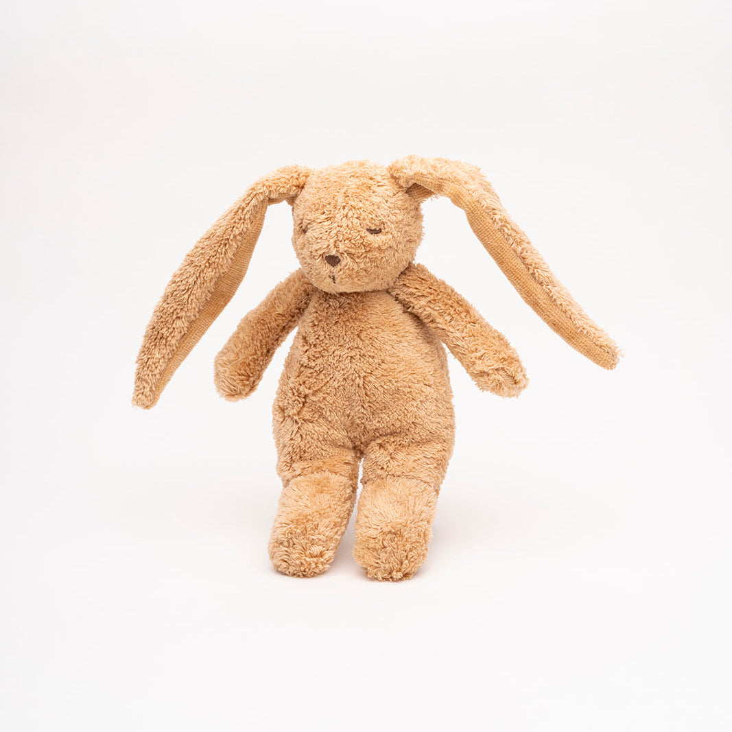 Moonie Plüschtier Hase Klein Bio-Baumwolle | Cappucino