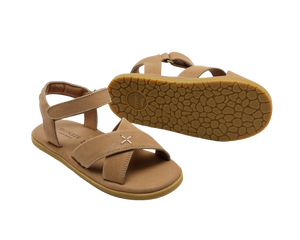 Donsje Sandalen  "Otis" Taupe Leather