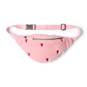Studio Noos Umhängetasche Teddy "Mini Fanny Pack" | Light Pink Hearts