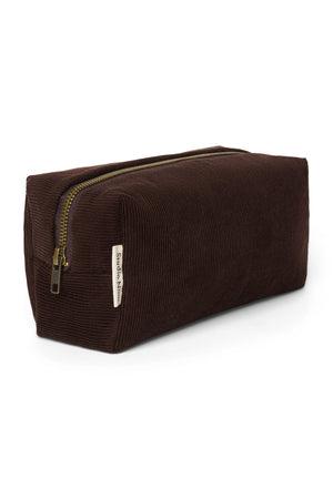 Studio Noos Sac Rib Puffy "Pouch" | Dark Brown