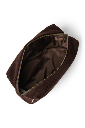 Studio Noos Sac Rib Puffy "Pouch" | Dark Brown