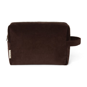 Studio Noos Kosmetiktasche Rib Puffy "Toiletry Bag" | Dark Brown