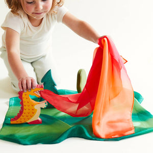 Sarah’s Silks Mini Seidentuch | Feuer