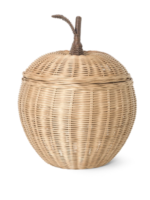 Ferm Living Apple Geflochtener Aufbewahrungskorb – Gross | Natur