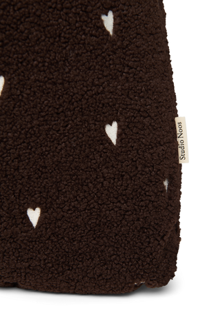 Studio Noos Sac Shopper Teddy "Mom Bag" | Chocolate Hearts