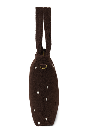 Studio Noos Sac à langer Teddy "Diaper Bag" | Chocolate Hearts