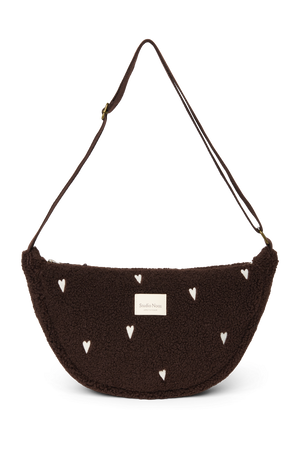 Studio Noos Sac Banane Teddy "Adult Fanny Pack" | Chocolate Hearts