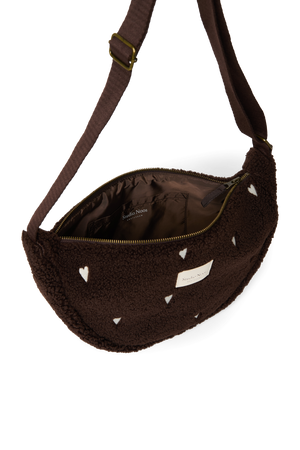 Studio Noos Sac Banane Teddy "Adult Fanny Pack" | Chocolate Hearts