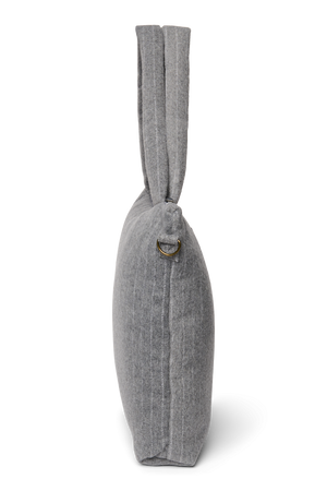 Studio Noos Wickeltasche Flannel Chalkstripe "Diaper Bag" | Light Grey