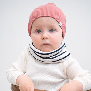 Minimalisma Loop-Schal Seide Baumwolle "Birk" in Sailor – Detailansicht 4