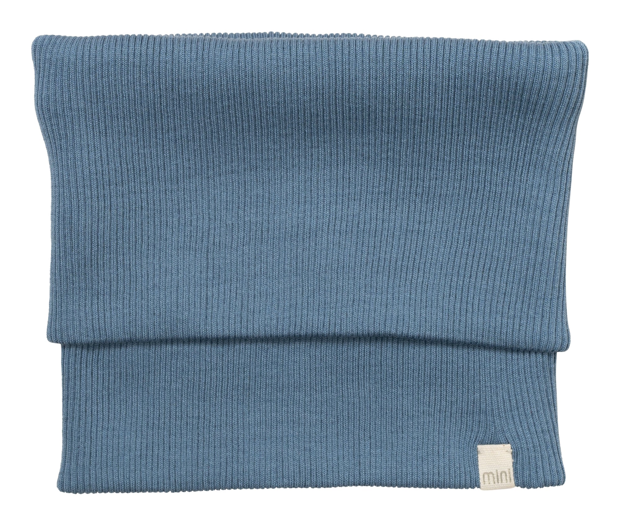 minimalisma Loop-Schal Seide "Birk" Steel Blue