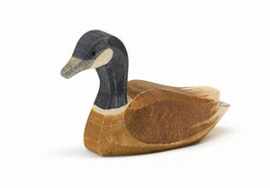 Animal en bois Ostheimer "Oie du Canada nageant"