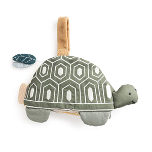 Sebra Aktivitäts-Buch Stoff, Turbo die Schildkröte Grün