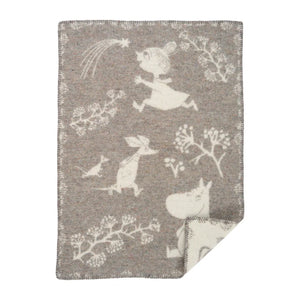 Klipan Baby Blanket Moomin Winterland | Grey