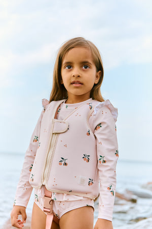 Liewood Baby Badeanzug "Sille" | Peach / Sea Shell