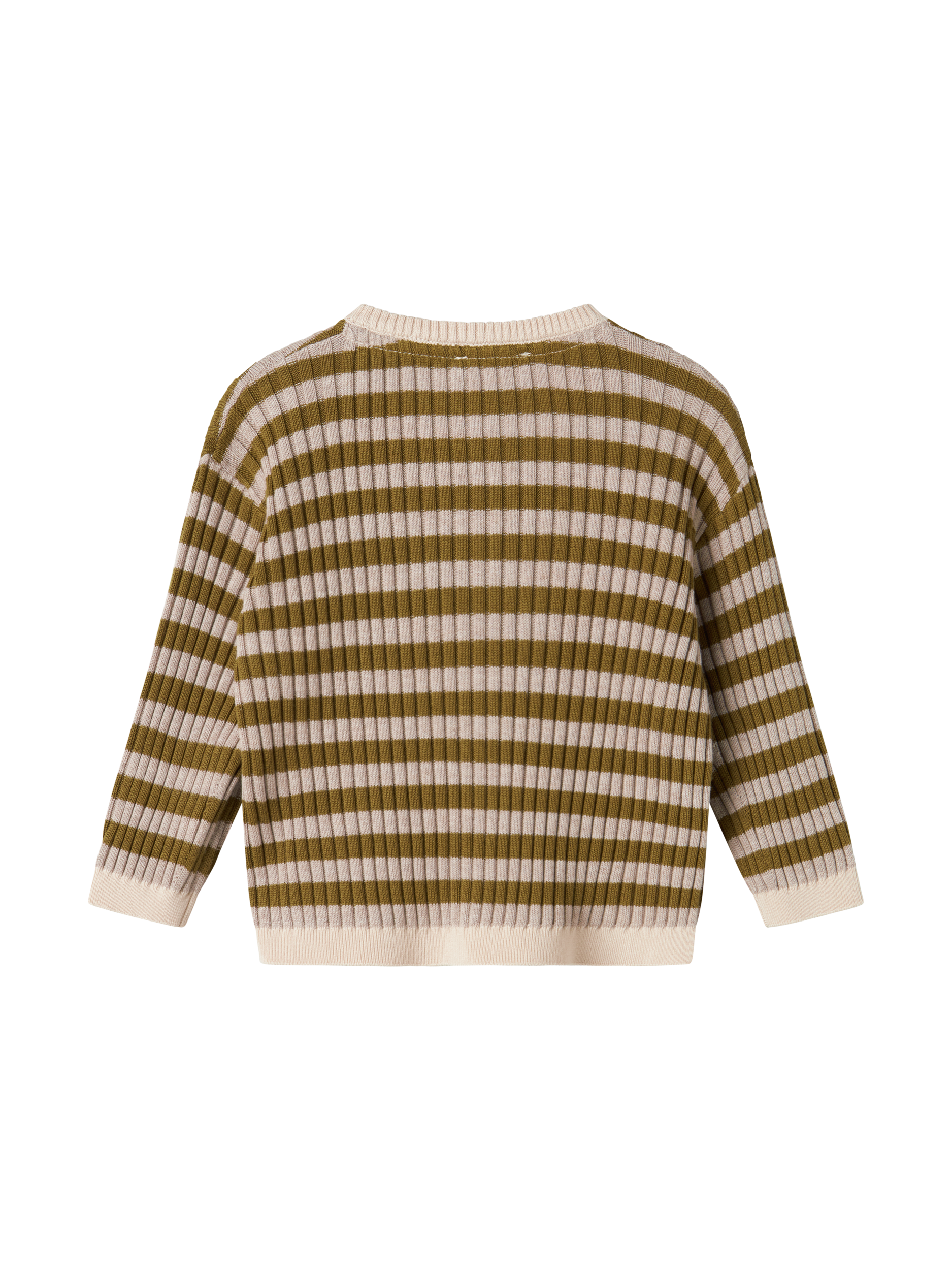 MarMar Copenhagen Strickjacke "Modal" Cashew Stripe