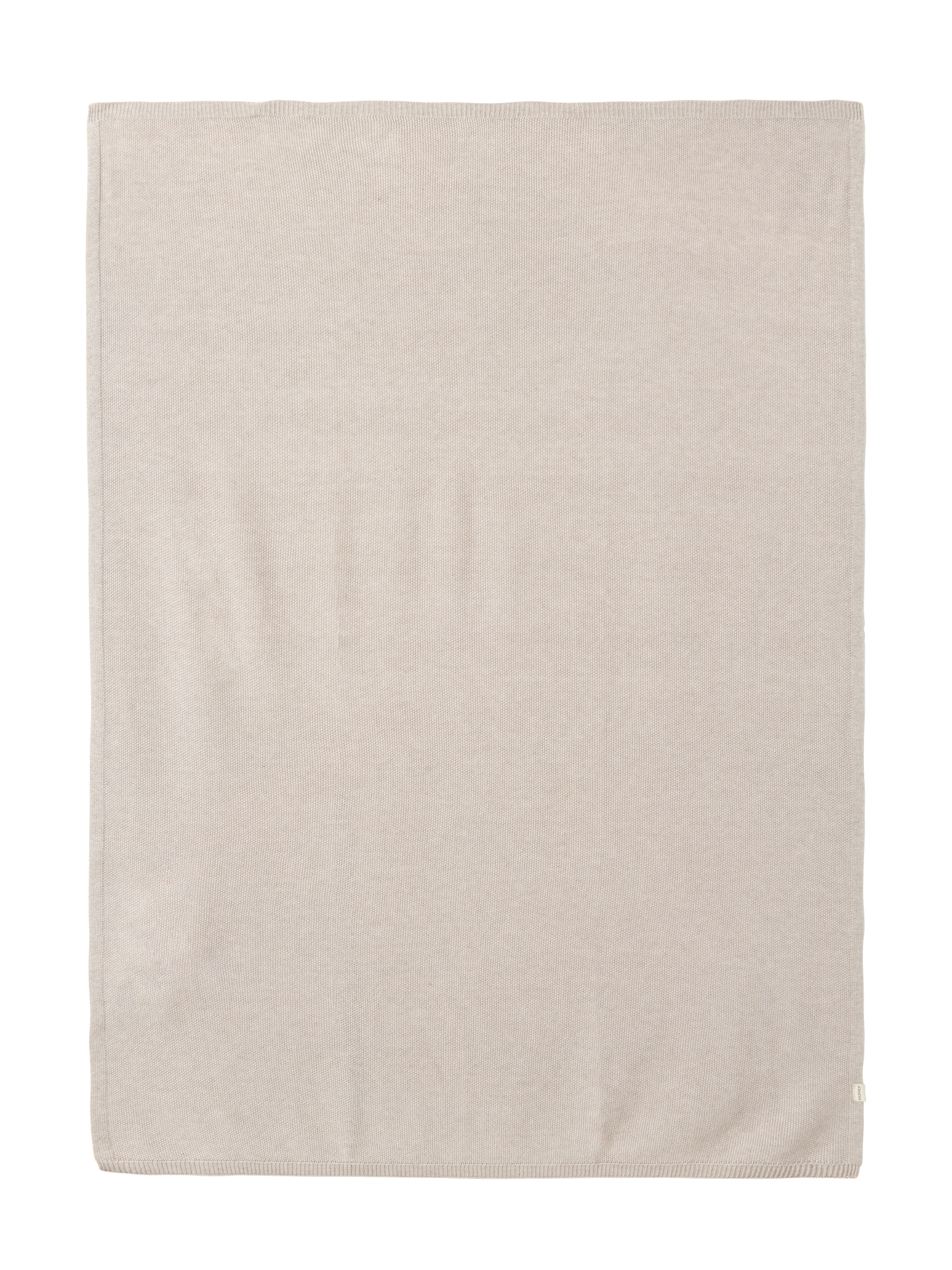 MarMar Copenhagen Babydecke "Alia" in Cashew Melange – weiche, beige melierte Babydecke aus Bio-Baumwolle