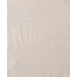 MarMar Copenhagen Babydecke "Alia" in Cashew Melange – weiche, beige melierte Babydecke aus Bio-Baumwolle