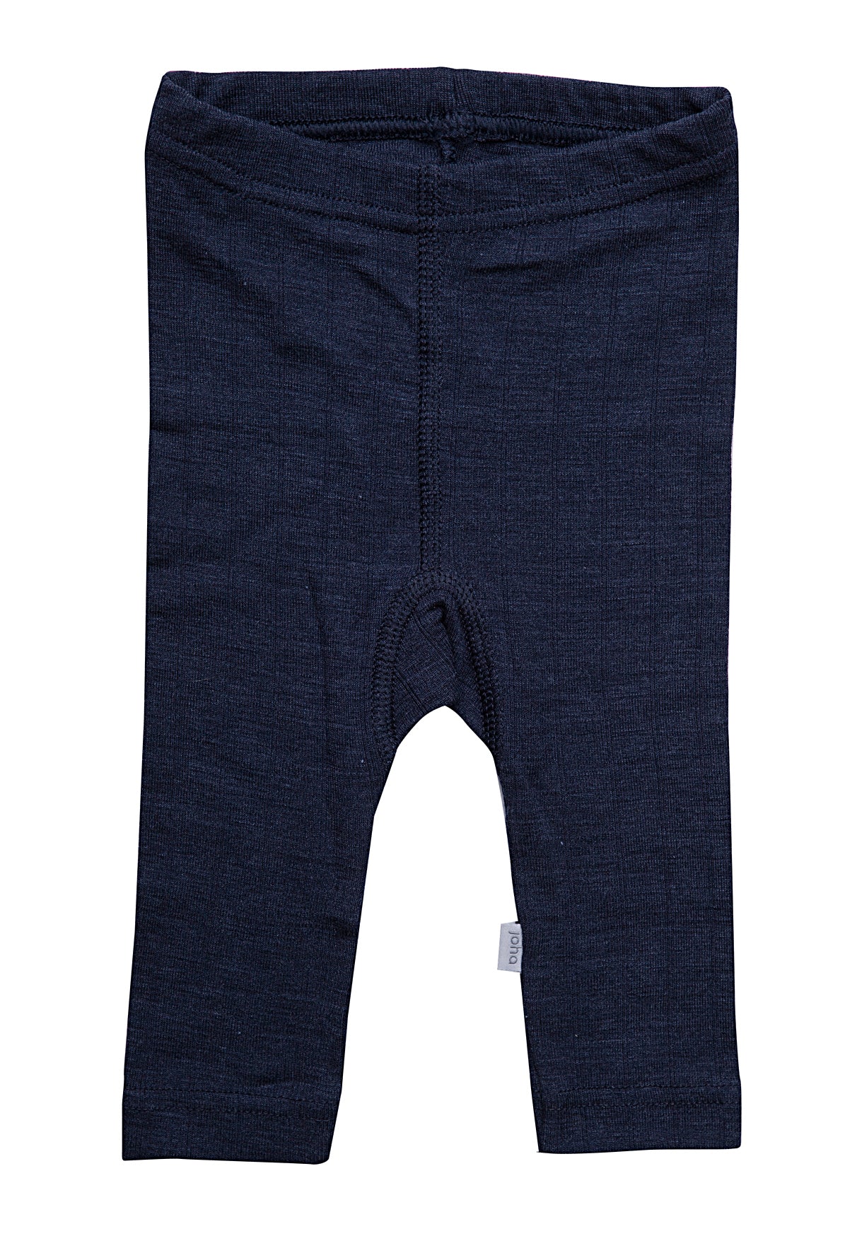 Joha Baby- und Kinderleggings aus Merinowolle in Navy – weiche, temperaturregulierende Hose mit elastischem Bund.