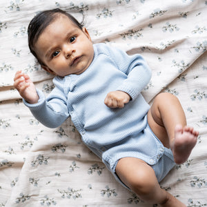 minimalisma Wickel-Body Seide-Baumwolle "Bibi" Clearwater