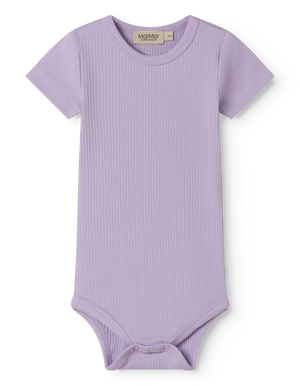 Baby-Body von MarMar Copenhagen, Body LS Dried Bay, langärmlig, weich & dehnbar, mit Druckknöpfen für einfaches Wickeln
