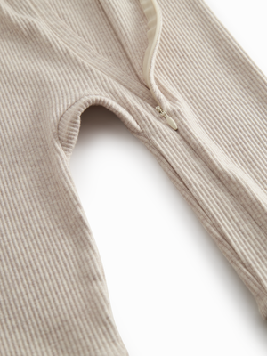 MarMar Copenhagen Jumpsuit "Rompy Zip" | Light Beige Melange