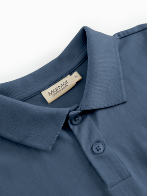 MarMar Copenhagen Shirt "Tad Polo" | Vintage Blue