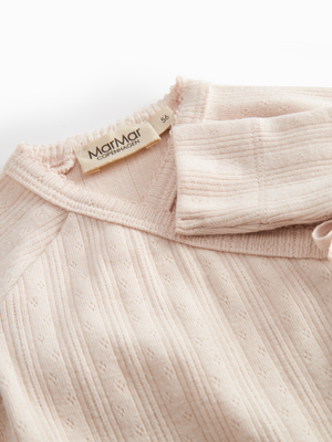 MarMar Copenhagen Wickel-Shirt "Tut Wrap LS" | Misty Pink
