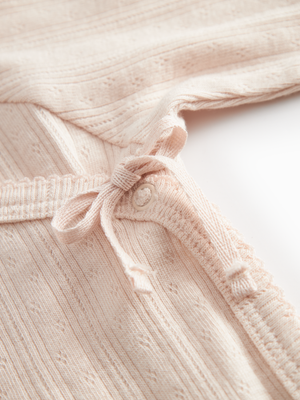MarMar Copenhagen Wickel-Shirt "Tut Wrap LS" | Misty Pink