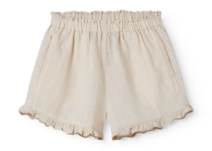 Kinder-Leinen-Bloomers von MarMar Copenhagen, Pala Frill Shorts Kit, süße Sommer-Shorts mit Rüschen, luftig & leicht