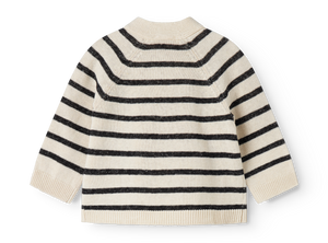 MarMar Copenhagen Wickel-Cardigan "Tanea" | Off White Stripe