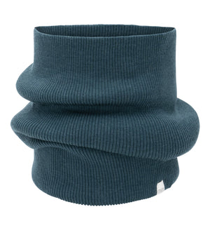 Minimalisma Loop-Schal Merino "Argir " in Surf Blue