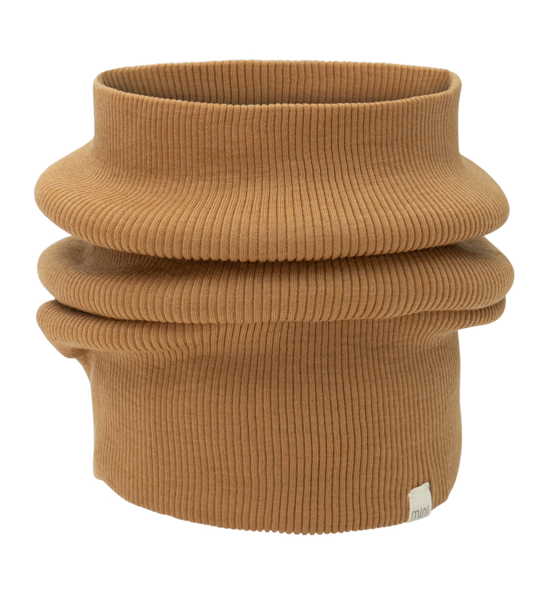 Loop-Schal aus 100 % Merinowolle in Golden Wheat– nahtlos und weich, ideal für Kinder & Erwachsene