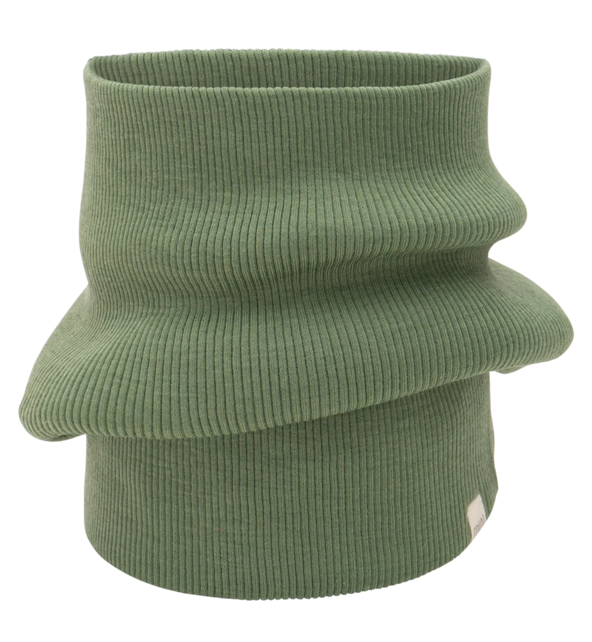 Loop-Schal aus 100 % Merinowolle in Greenery– nahtlos und weich, ideal für Kinder & Erwachsene
