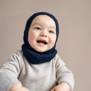 Minimalisma Sturmhaube Merino Baumwolle "Dante" in Lilac – Detailansicht 3