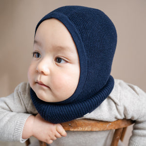 Minimalisma Sturmhaube Merino Baumwolle "Dante" in Lilac – Detailansicht 2