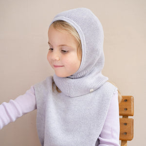 Minimalisma Sturmhaube Merino Baumwolle "Dante" in Lilac – Detailansicht 4