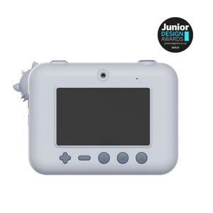 The Zoofamily Kinder-Kamera P2- Zoo Print Racoon blau