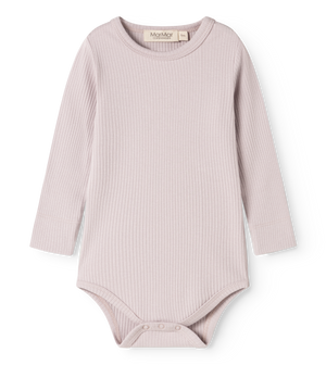 MarMar Copenhagen Langarm-Body – Plain Body LS | Cloud Gray