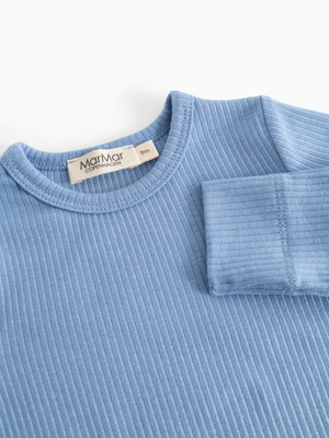 MarMar Copenhagen Langarm-Body – Plain Body LS | Blue Heaven