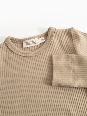 MarMar Copenhagen Langarm-Body – Plain Body LS | Muddy