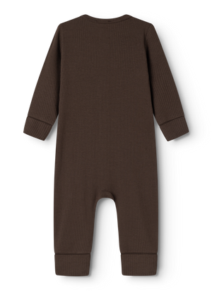 MarMar Copenhagen Strampler – Rompy Zip | Dark Roast