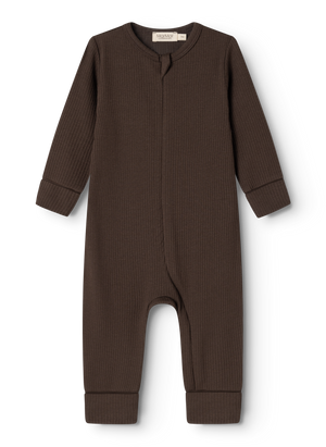 MarMar Copenhagen Strampler – Rompy Zip | Dark Roast
