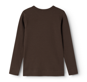 MarMar Copenhagen Langarmshirt – Plain Tee LS | Dark Roast