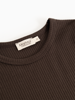 MarMar Copenhagen Langarmshirt – Plain Tee LS | Dark Roast