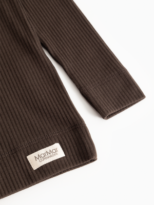MarMar Copenhagen Langarmshirt – Plain Tee LS | Dark Roast